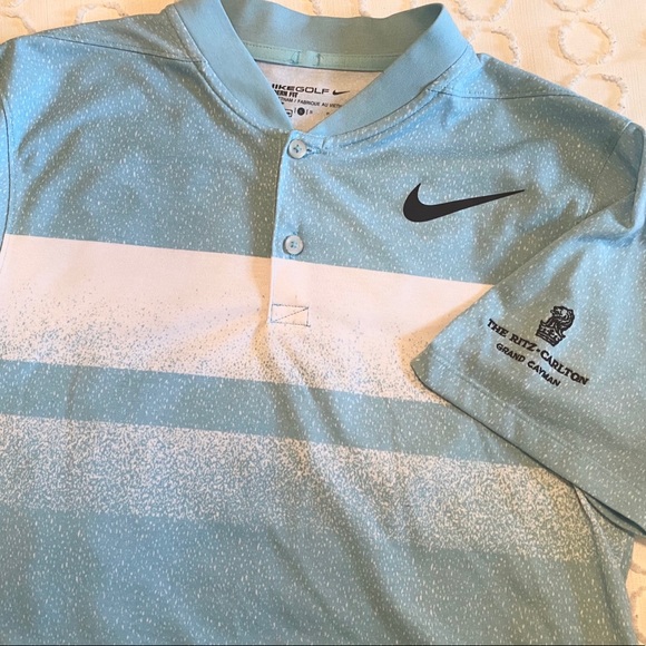 nike men's vapor blade collar golf polo